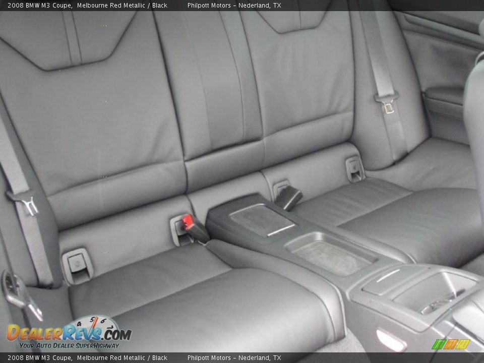 2008 BMW M3 Coupe Melbourne Red Metallic / Black Photo #28