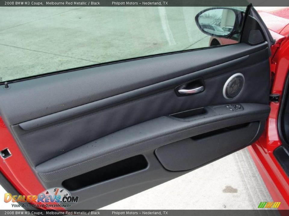 2008 BMW M3 Coupe Melbourne Red Metallic / Black Photo #30