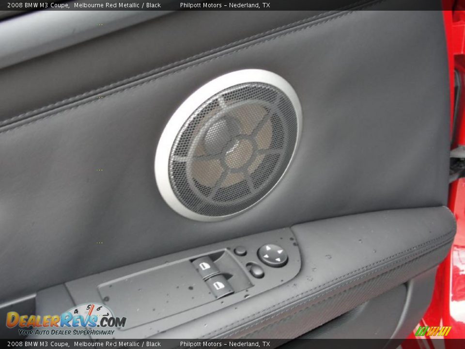 2008 BMW M3 Coupe Melbourne Red Metallic / Black Photo #31
