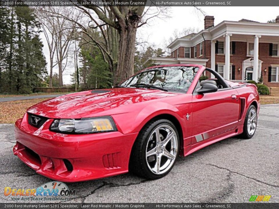 Laser Red Metallic 2000 Ford Mustang Saleen S281 Speedster Photo #2