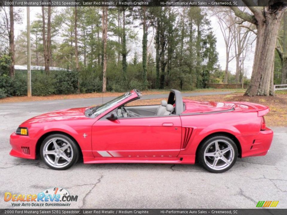Laser Red Metallic 2000 Ford Mustang Saleen S281 Speedster Photo #4