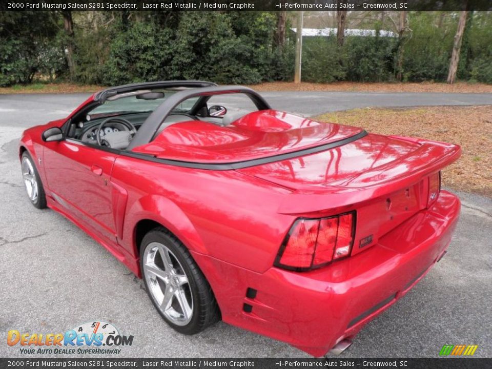 2000 Ford Mustang Saleen S281 Speedster Laser Red Metallic / Medium Graphite Photo #6
