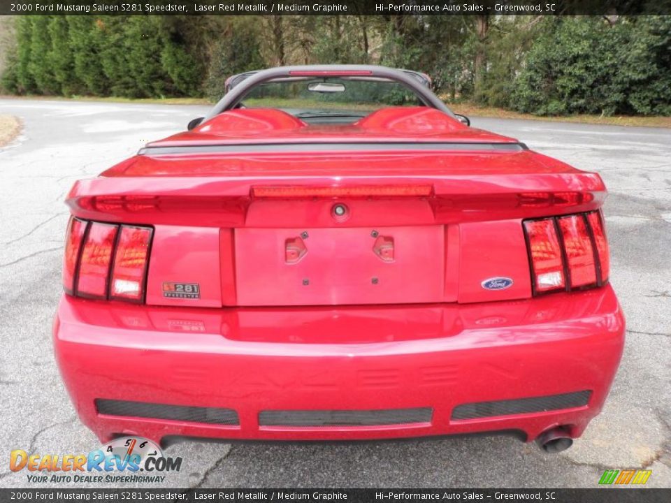 2000 Ford Mustang Saleen S281 Speedster Laser Red Metallic / Medium Graphite Photo #7