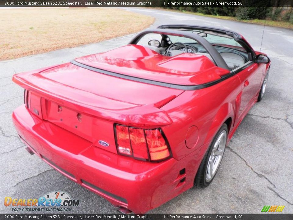 2000 Ford Mustang Saleen S281 Speedster Laser Red Metallic / Medium Graphite Photo #8