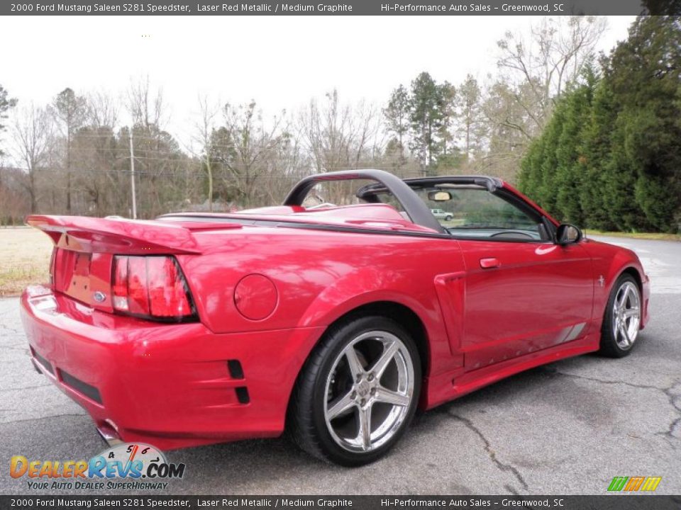 2000 Ford Mustang Saleen S281 Speedster Laser Red Metallic / Medium Graphite Photo #9