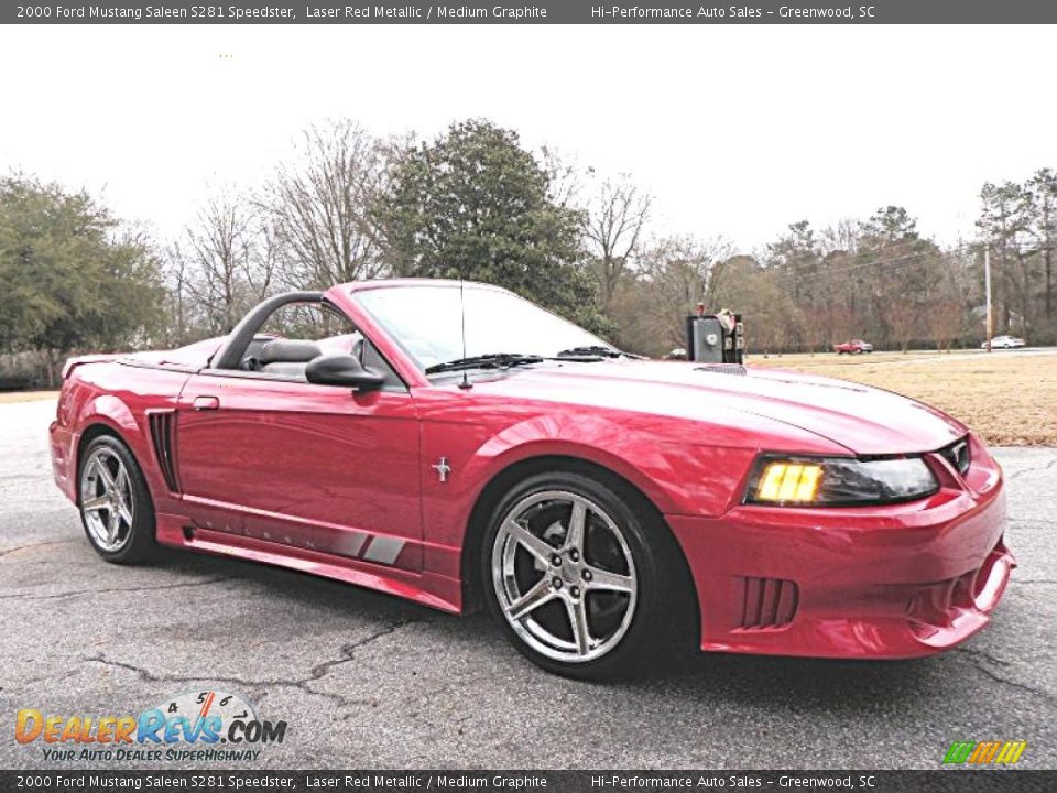 2000 Ford Mustang Saleen S281 Speedster Laser Red Metallic / Medium Graphite Photo #11