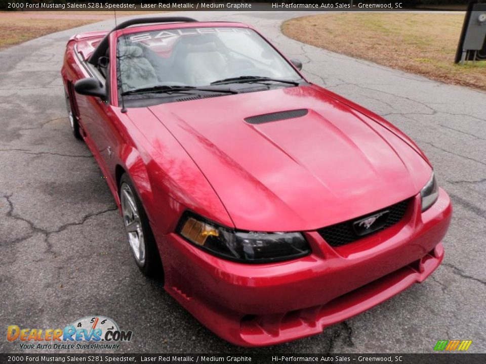 2000 Ford Mustang Saleen S281 Speedster Laser Red Metallic / Medium Graphite Photo #12