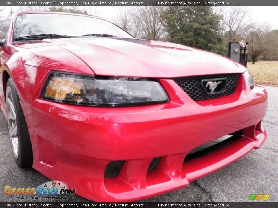 2000 Ford Mustang Saleen S281 Speedster Laser Red Metallic / Medium Graphite Photo #15