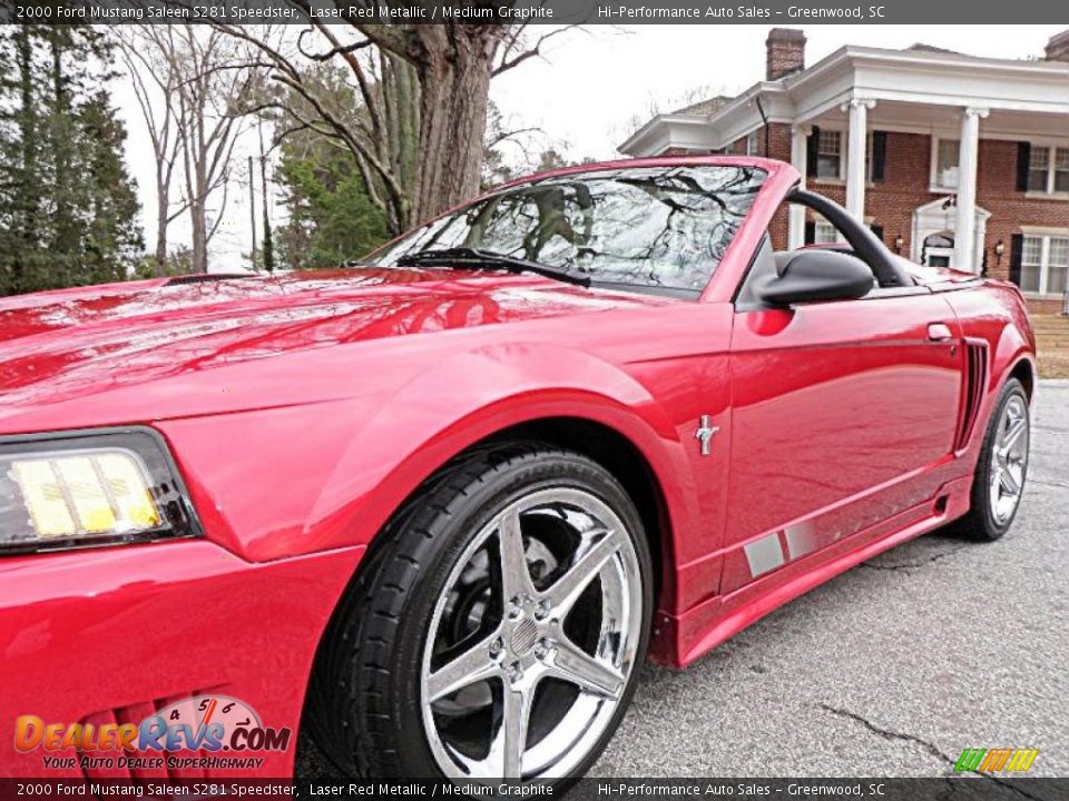 2000 Ford Mustang Saleen S281 Speedster Laser Red Metallic / Medium Graphite Photo #19