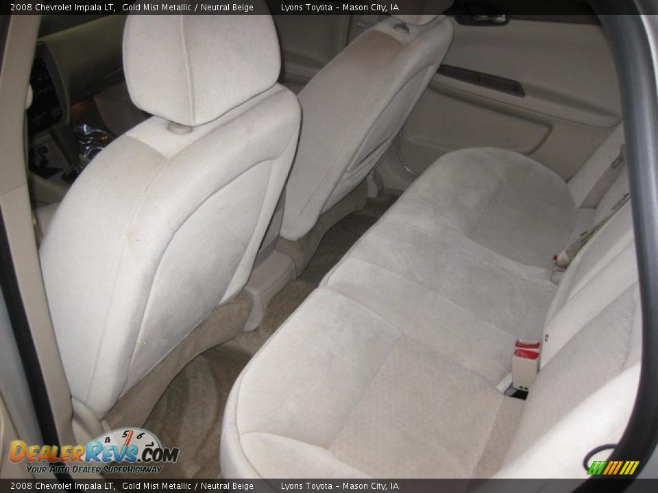 2008 Chevrolet Impala LT Gold Mist Metallic / Neutral Beige Photo #8