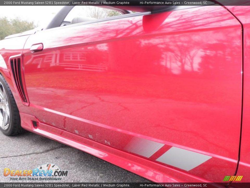 2000 Ford Mustang Saleen S281 Speedster Laser Red Metallic / Medium Graphite Photo #22