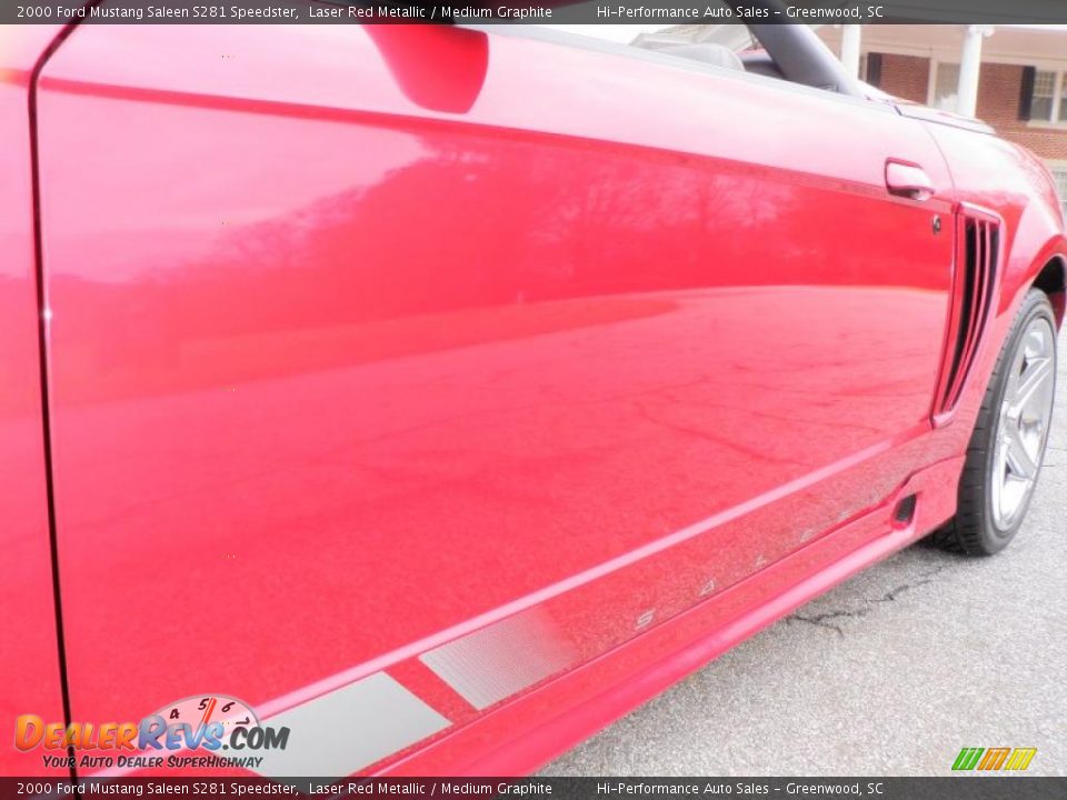 2000 Ford Mustang Saleen S281 Speedster Laser Red Metallic / Medium Graphite Photo #23