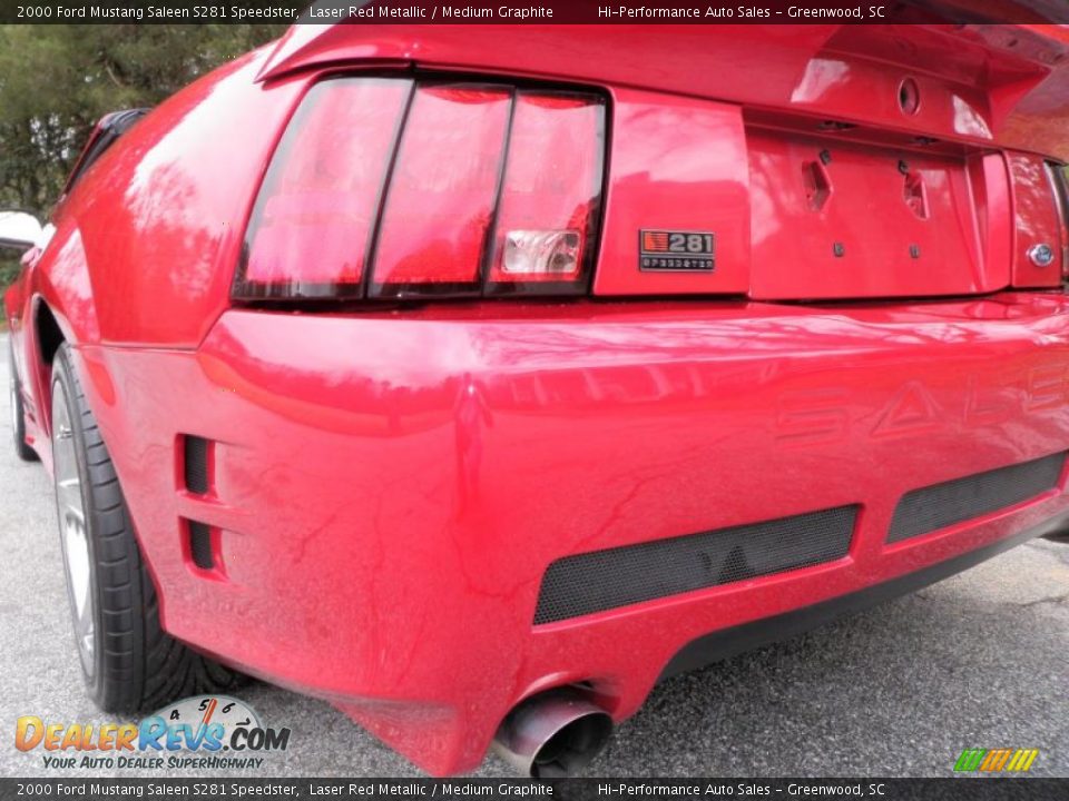 2000 Ford Mustang Saleen S281 Speedster Laser Red Metallic / Medium Graphite Photo #24