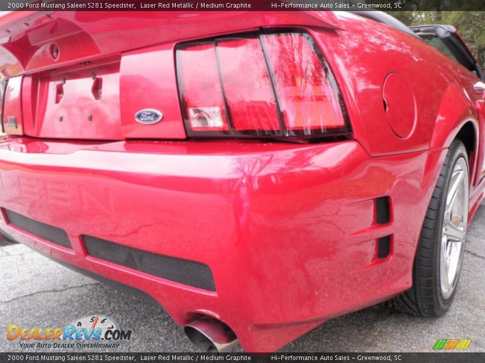 2000 Ford Mustang Saleen S281 Speedster Laser Red Metallic / Medium Graphite Photo #25