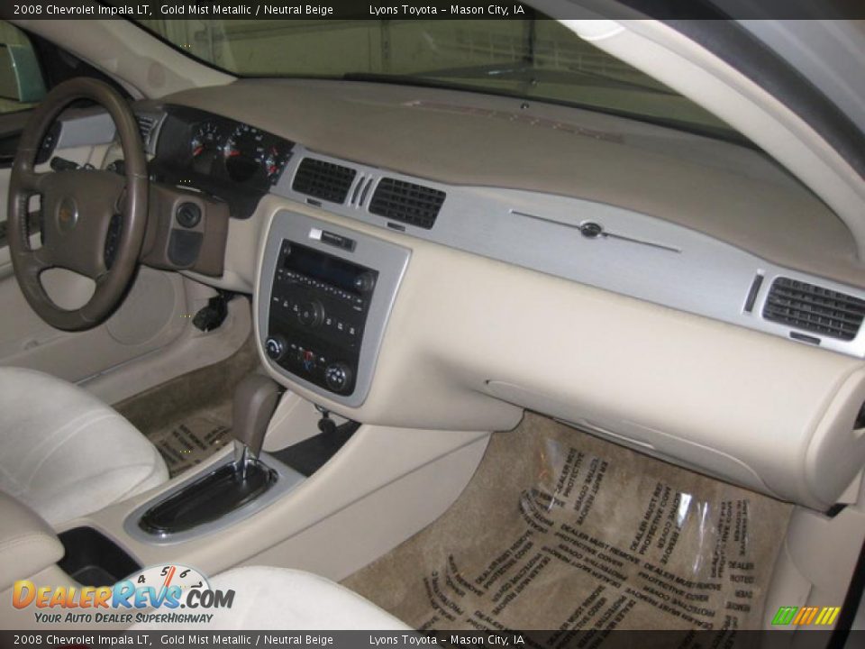 2008 Chevrolet Impala LT Gold Mist Metallic / Neutral Beige Photo #15