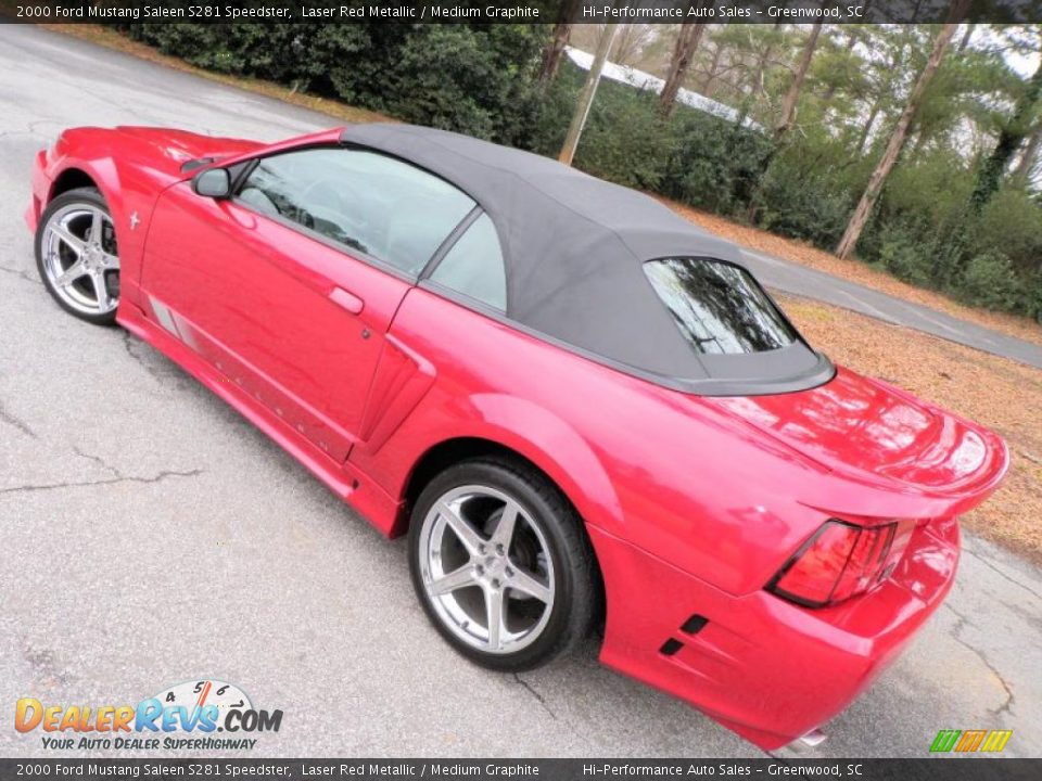 2000 Ford Mustang Saleen S281 Speedster Laser Red Metallic / Medium Graphite Photo #31