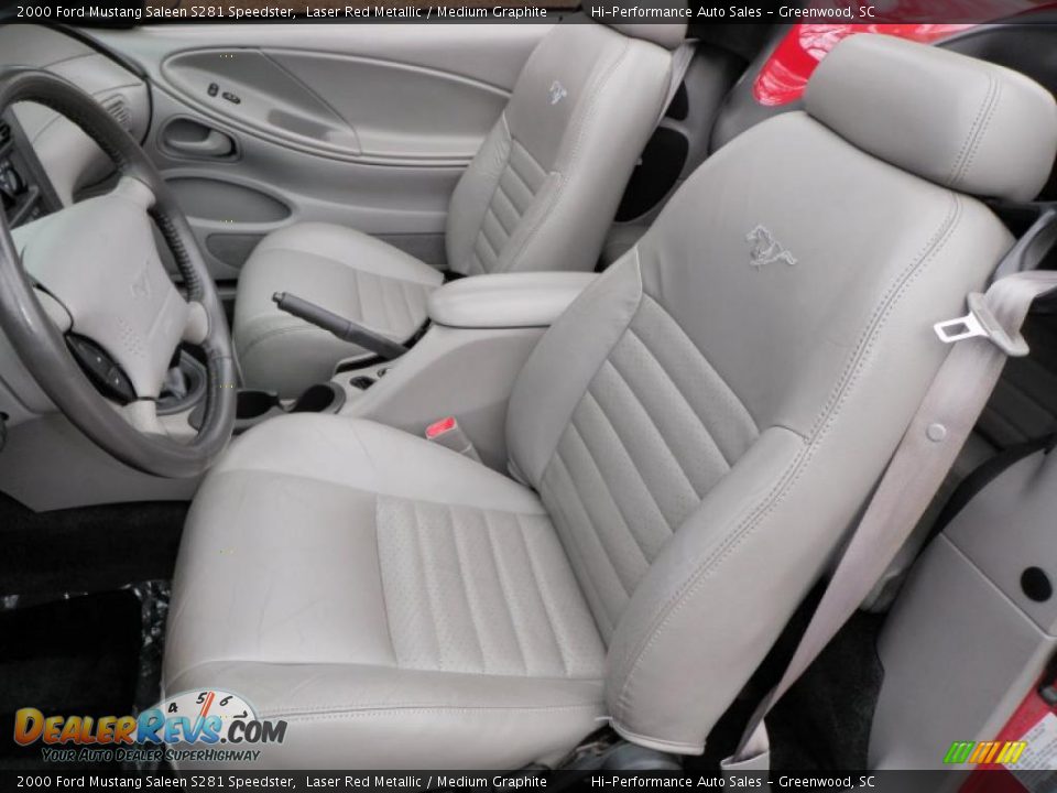 Medium Graphite Interior - 2000 Ford Mustang Saleen S281 Speedster Photo #35