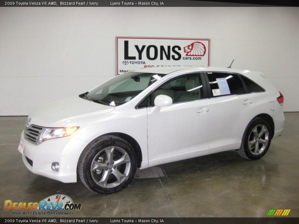 2009 Toyota Venza V6 AWD Blizzard Pearl / Ivory Photo #1