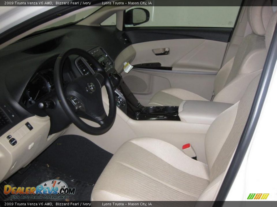 2009 Toyota Venza V6 AWD Blizzard Pearl / Ivory Photo #2
