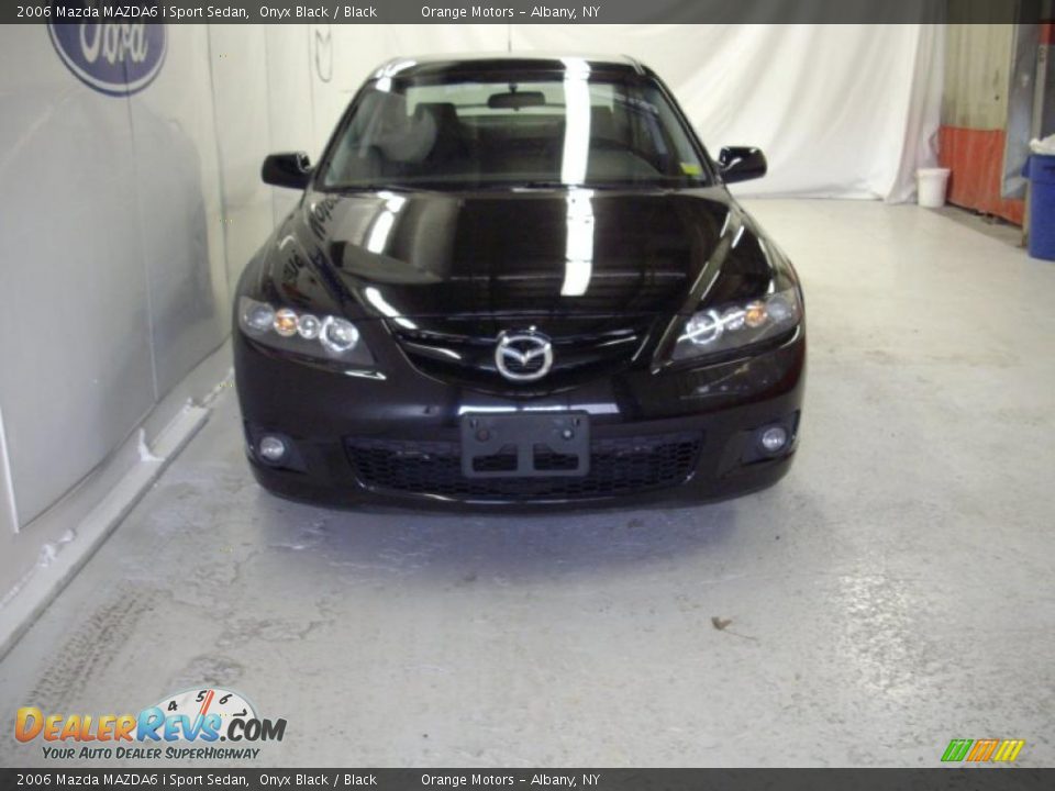 2006 Mazda MAZDA6 i Sport Sedan Onyx Black / Black Photo #2