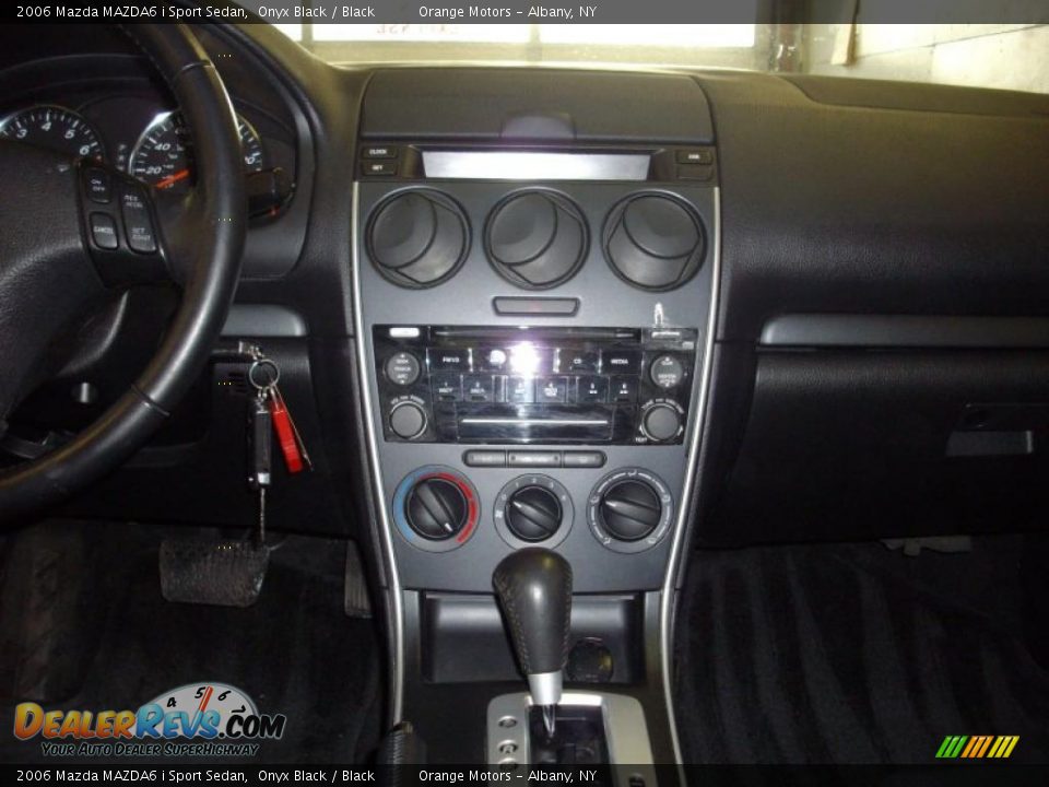 2006 Mazda MAZDA6 i Sport Sedan Onyx Black / Black Photo #6