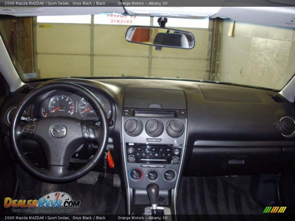 2006 Mazda MAZDA6 i Sport Sedan Onyx Black / Black Photo #7
