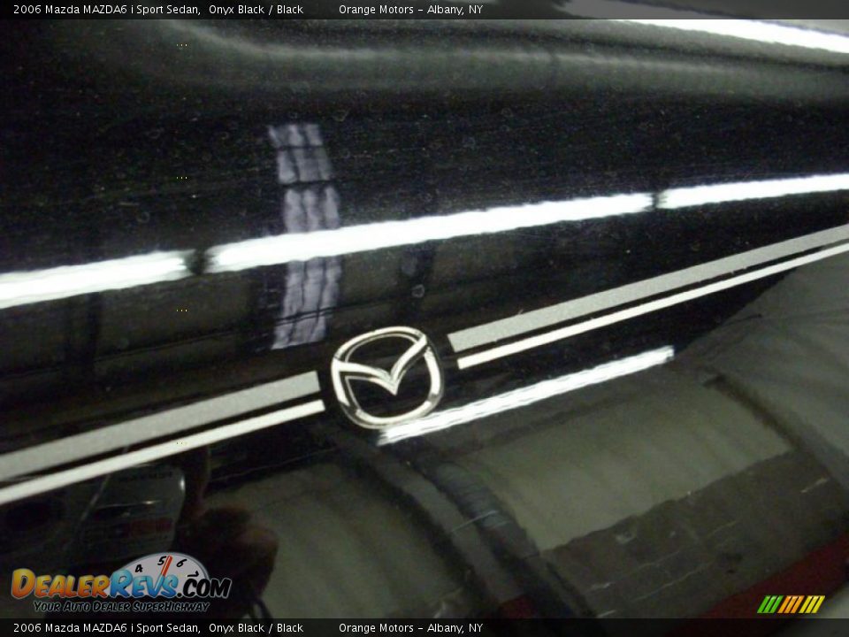 2006 Mazda MAZDA6 i Sport Sedan Onyx Black / Black Photo #13