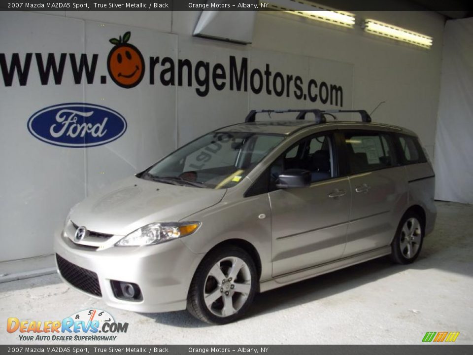 2007 Mazda MAZDA5 Sport True Silver Metallic / Black Photo #1