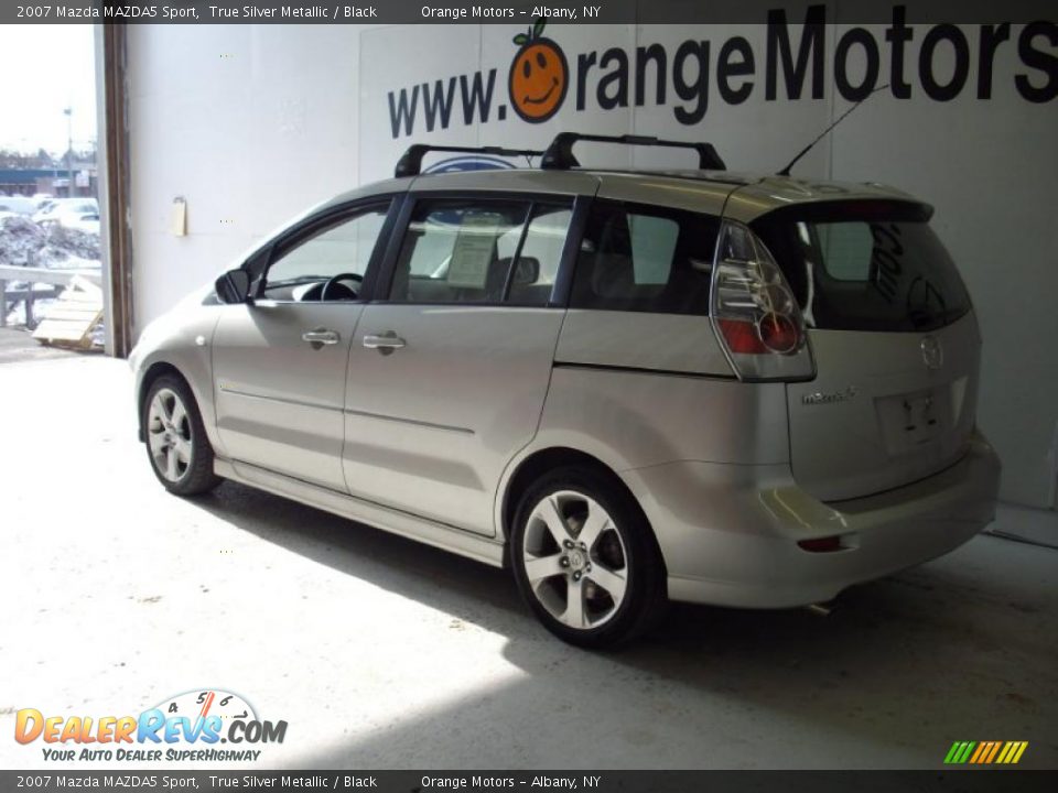 2007 Mazda MAZDA5 Sport True Silver Metallic / Black Photo #2