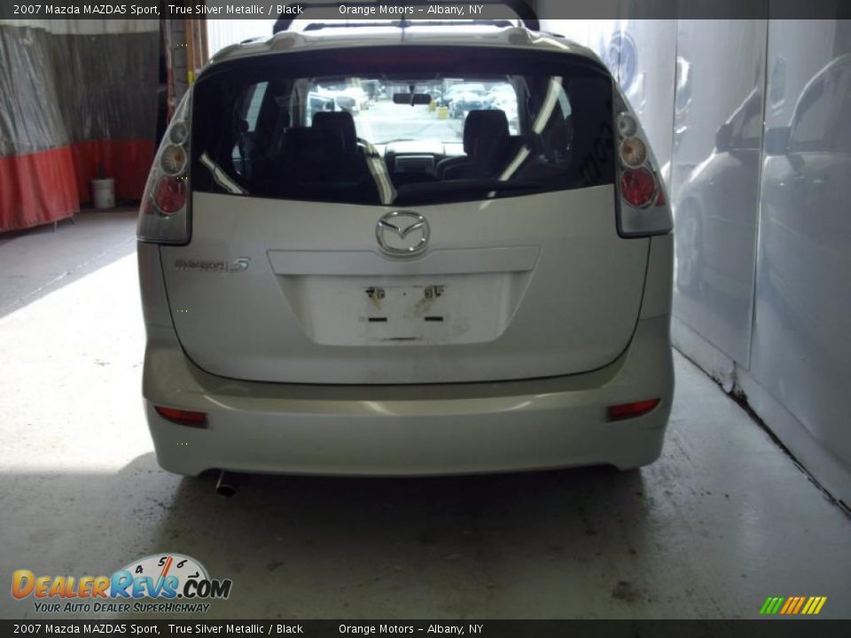 2007 Mazda MAZDA5 Sport True Silver Metallic / Black Photo #4