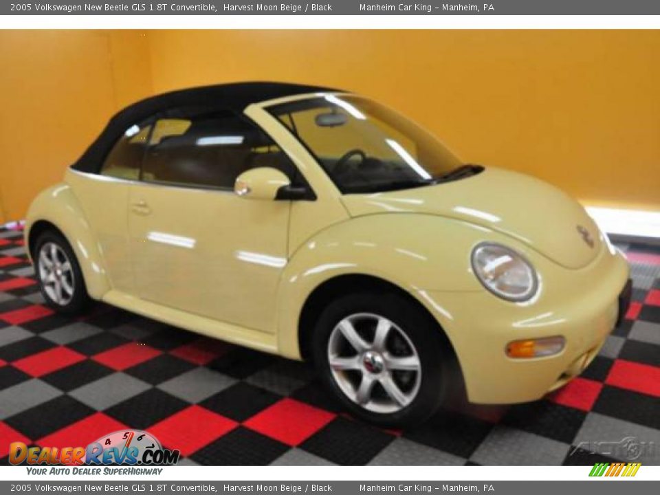 2005 Volkswagen New Beetle GLS 1.8T Convertible Harvest Moon Beige / Black Photo #3