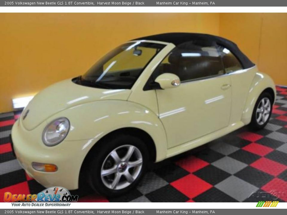 2005 Volkswagen New Beetle GLS 1.8T Convertible Harvest Moon Beige / Black Photo #5