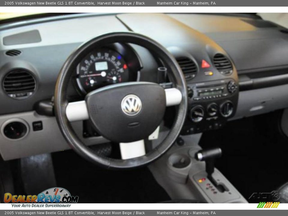 2005 Volkswagen New Beetle GLS 1.8T Convertible Harvest Moon Beige / Black Photo #7