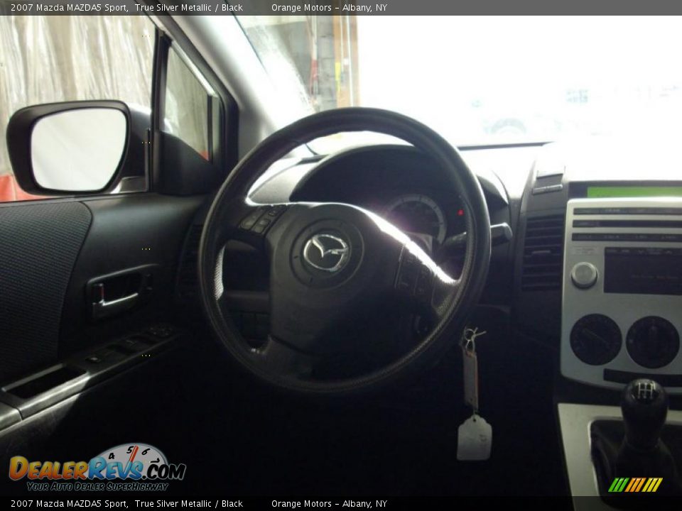 2007 Mazda MAZDA5 Sport True Silver Metallic / Black Photo #10