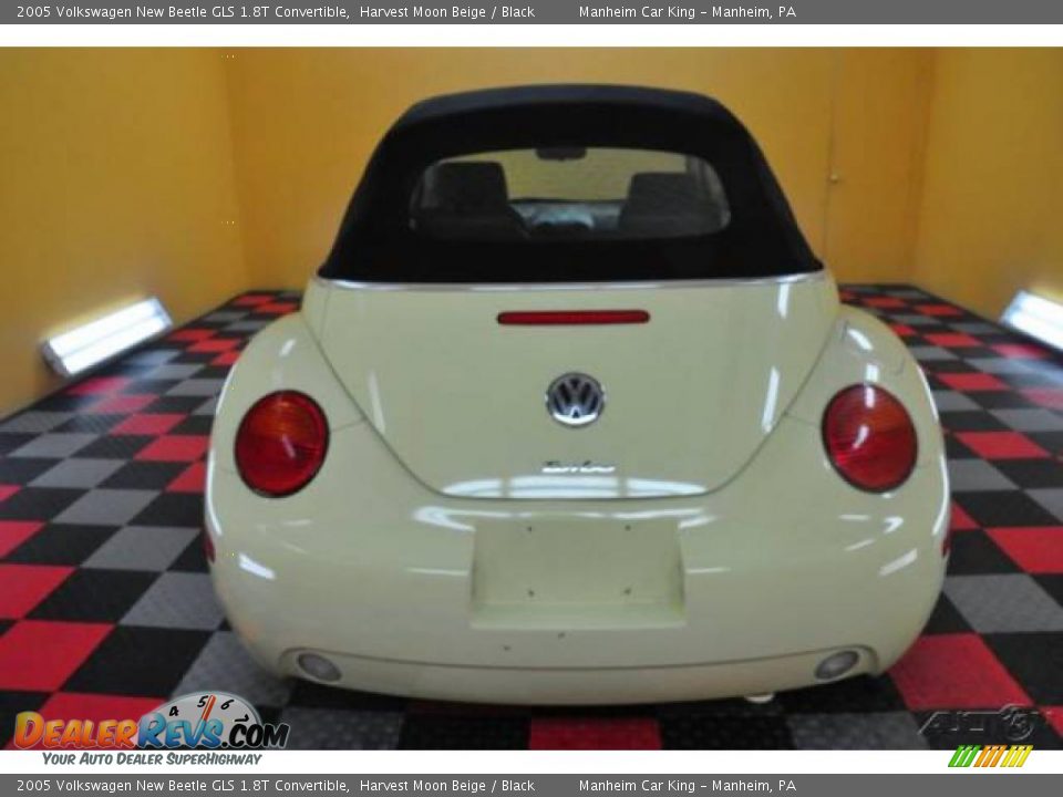 2005 Volkswagen New Beetle GLS 1.8T Convertible Harvest Moon Beige / Black Photo #10