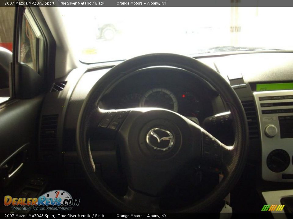 2007 Mazda MAZDA5 Sport True Silver Metallic / Black Photo #11