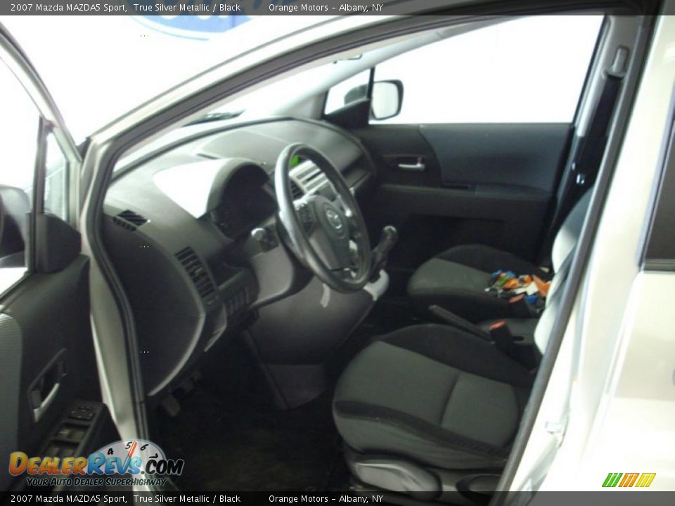 2007 Mazda MAZDA5 Sport True Silver Metallic / Black Photo #12