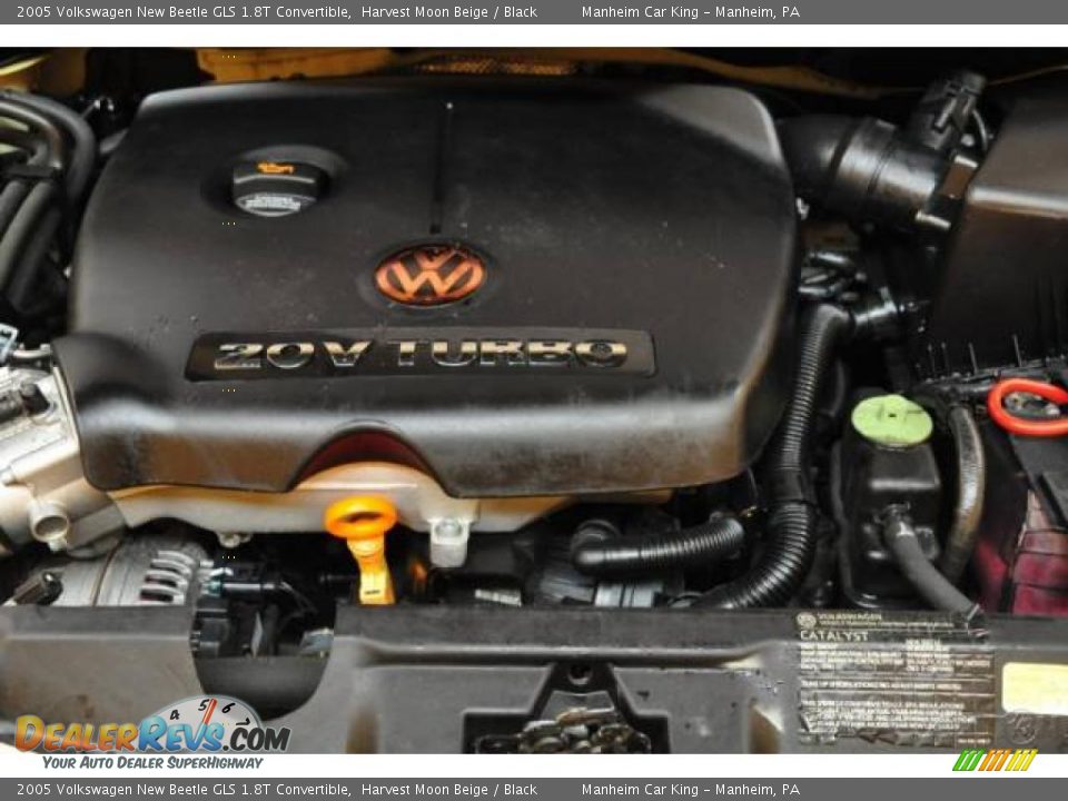 2005 Volkswagen New Beetle GLS 1.8T Convertible Harvest Moon Beige / Black Photo #18