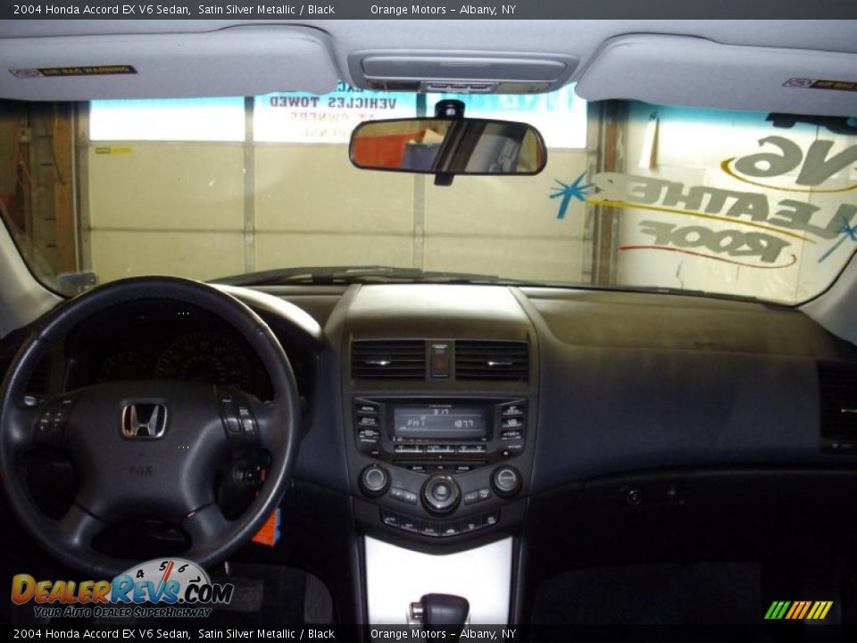 2004 Honda Accord EX V6 Sedan Satin Silver Metallic / Black Photo #7