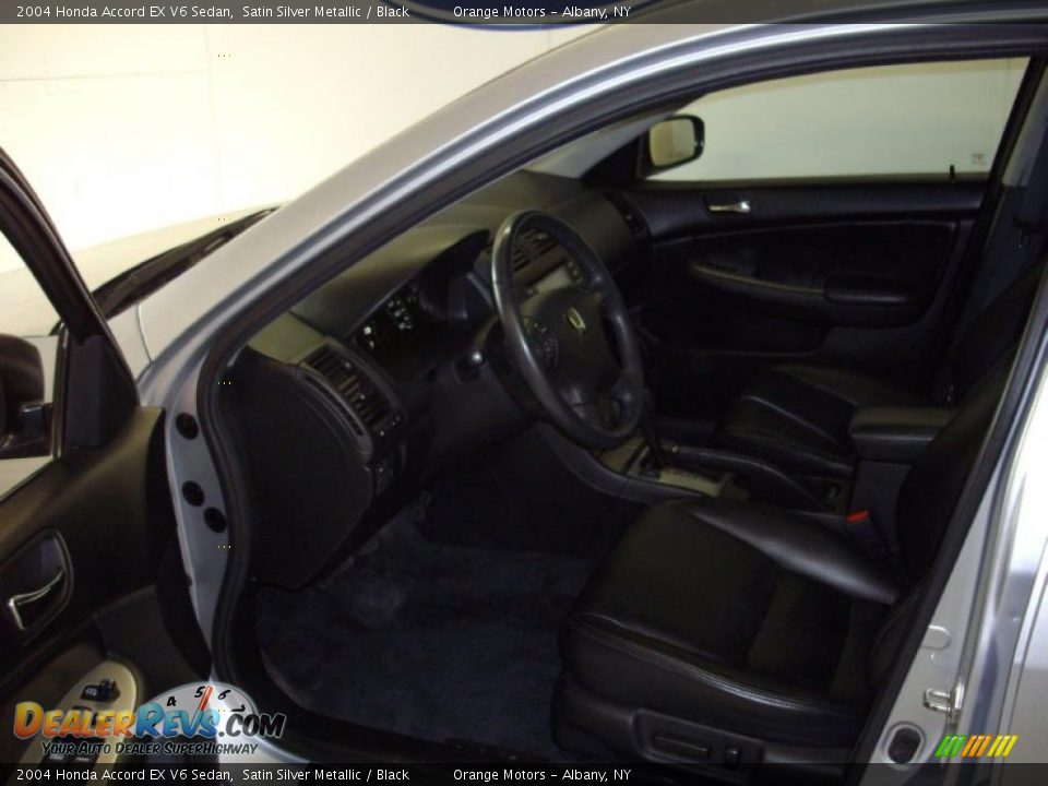 2004 Honda Accord EX V6 Sedan Satin Silver Metallic / Black Photo #12