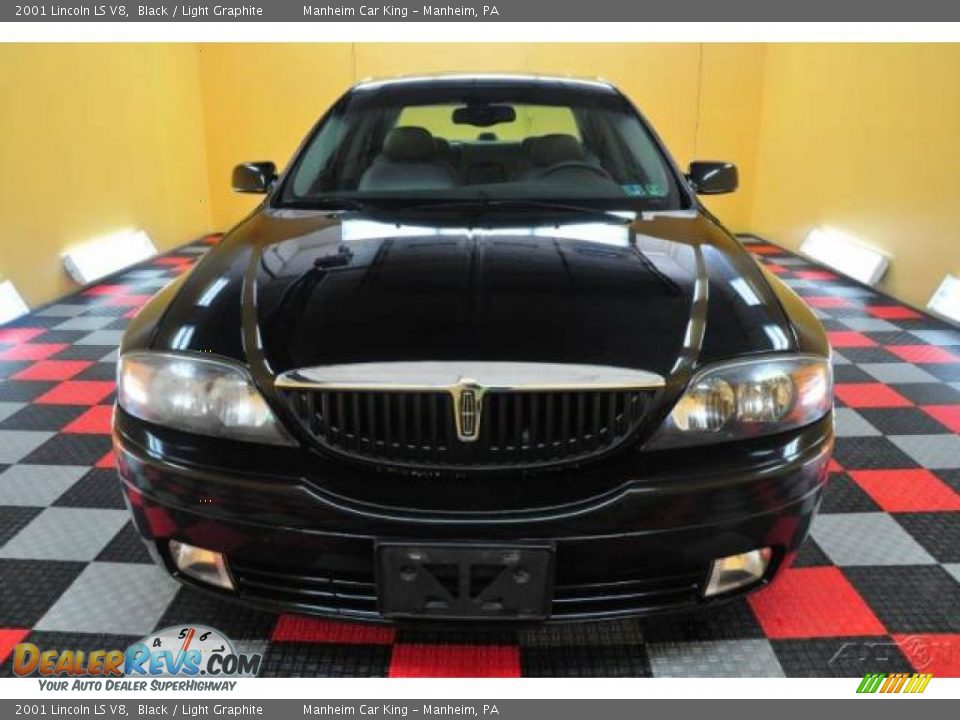 2001 Lincoln LS V8 Black / Light Graphite Photo #2