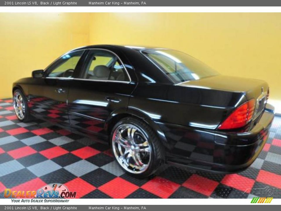 2001 Lincoln LS V8 Black / Light Graphite Photo #4