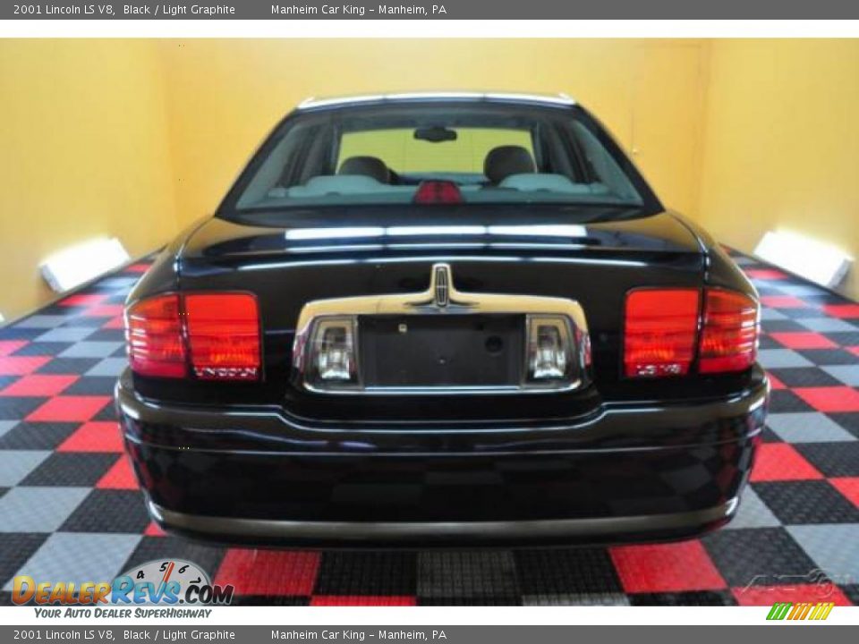 2001 Lincoln LS V8 Black / Light Graphite Photo #5