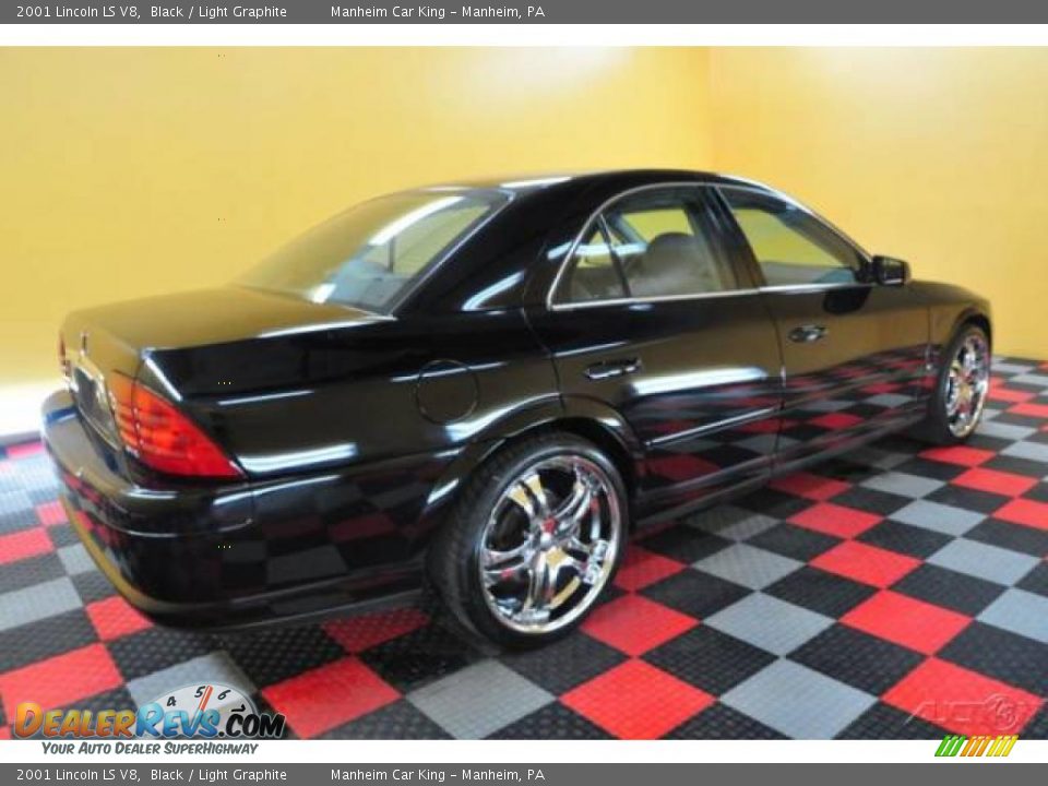 2001 Lincoln LS V8 Black / Light Graphite Photo #6