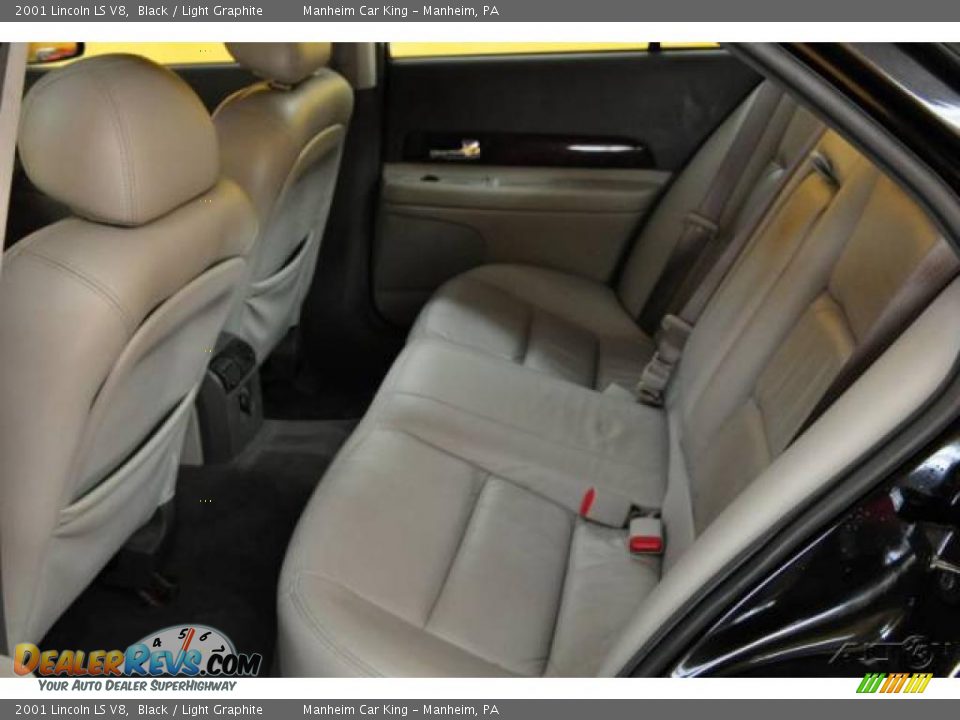 2001 Lincoln LS V8 Black / Light Graphite Photo #9