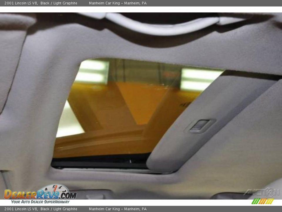 2001 Lincoln LS V8 Black / Light Graphite Photo #10