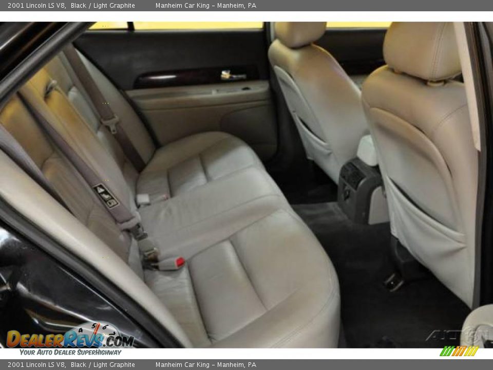 2001 Lincoln LS V8 Black / Light Graphite Photo #15