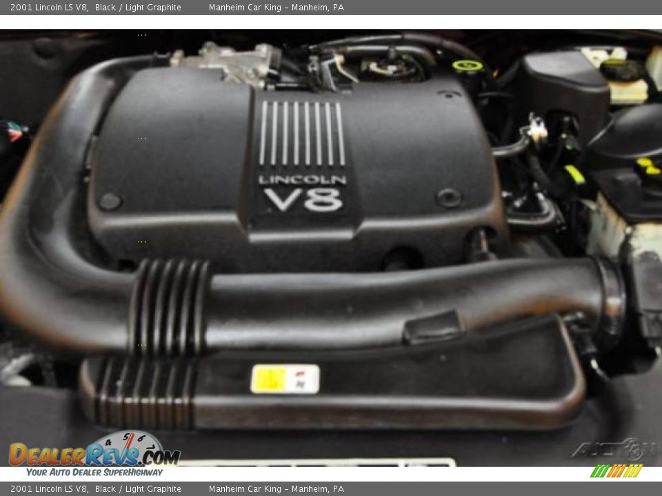 2001 Lincoln LS V8 Black / Light Graphite Photo #18