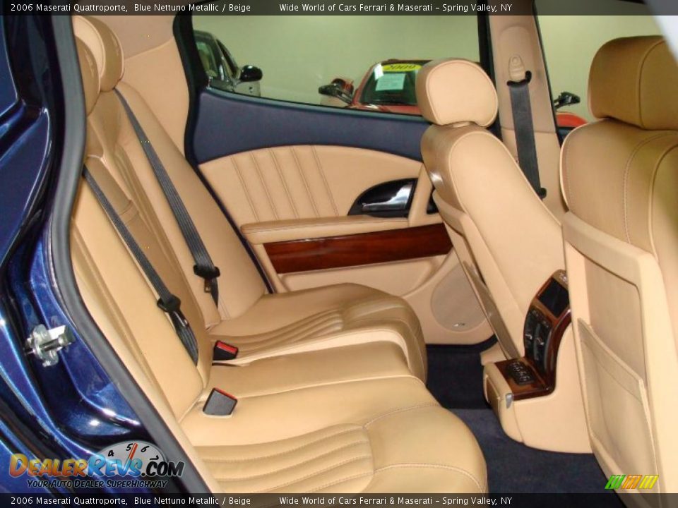 2006 Maserati Quattroporte Blue Nettuno Metallic / Beige Photo #19