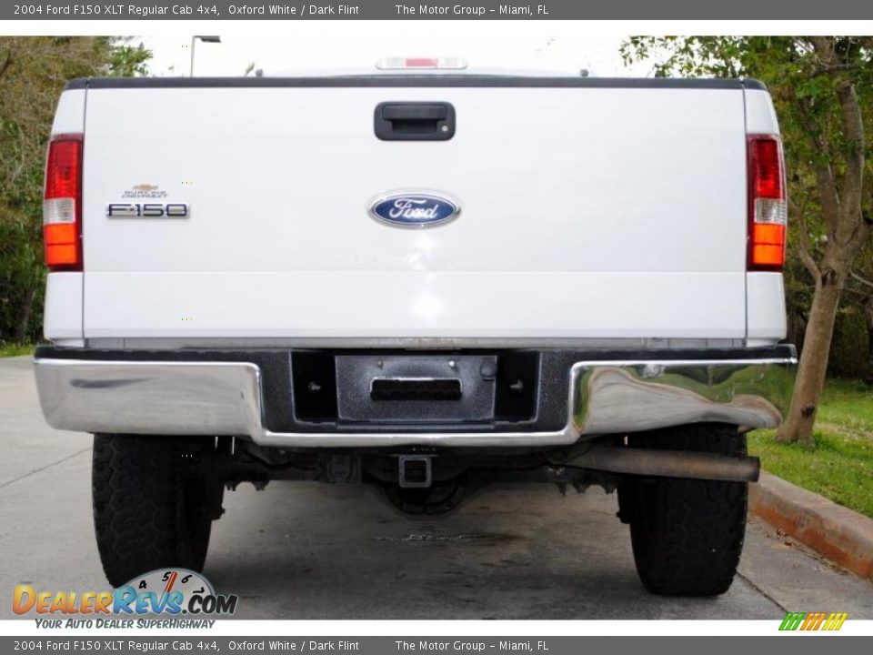2004 Ford F150 XLT Regular Cab 4x4 Oxford White / Dark Flint Photo #5
